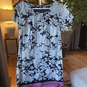 The Limited Cotton/Silk Shift Dress w/ POCKETS